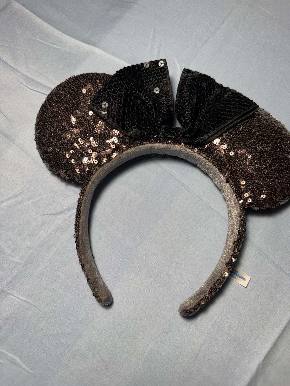 Tokyo Disney Resort Brown Sequin Minnie Mouse Ear Headband
